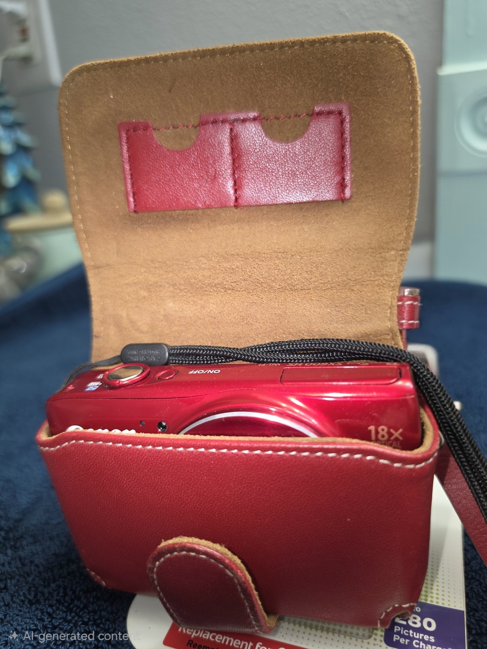 Canon PowerShot SX600 HS Camera Kit In Red - Picture 10 of 16